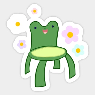 Froggy Chair Sticker